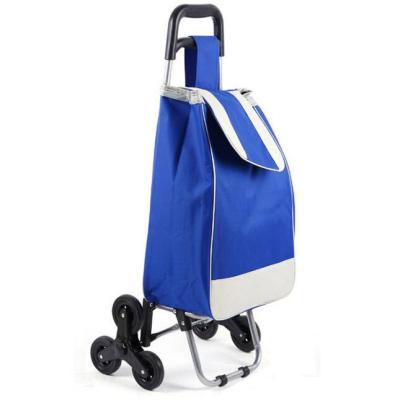 China Eco - Friendly Stair Climbing Reusable Grocery Strolley Bag With 6wheels for sale