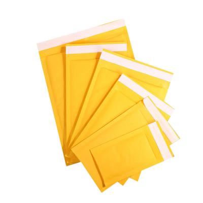 China Yellow Waterproof Shockproof Foam Bubble Bag Eco-Friendly Yellow Waterproof Shockproof Foam Packaging Paper Packaging Envelope Bag for sale