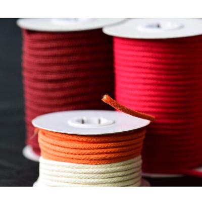 China Wholesale Custom Packaging Material 1.8mm~6.0 Mm Colored Eco-Friednly Recycled Twine Bag Handle Rope Braided Paper Cord for sale