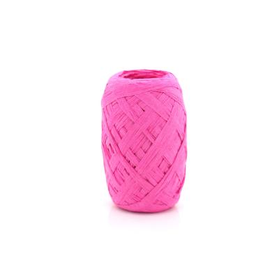 China High Strength Natural FSC Christmas Flowers Gift Ribbon Paper Raffia Thread Twine Rope Yarn Paper Raffia for sale