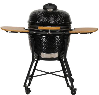 China Hot Sale Adjustable Size Ceramic Grills 24 Inch Outdoor BBQ Kamado Grills Removable Ceramic Grills for sale