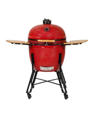 China Hot Sale Adjustable Size Ceramic Grills 24 Inch Outdoor BBQ Kamado Grills Removable Ceramic Grills for sale