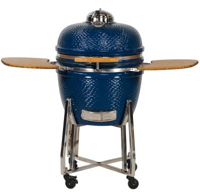 China Size Adjustable Hot Selling Ceramic Grill 24 Inch Outdoor Flexible BBQ Kamado Grills for sale