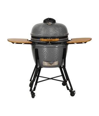 China Hot Sale Adjustable Size Ceramic Grills 24 Inch Outdoor BBQ Kamado Grills Removable Ceramic Grills for sale