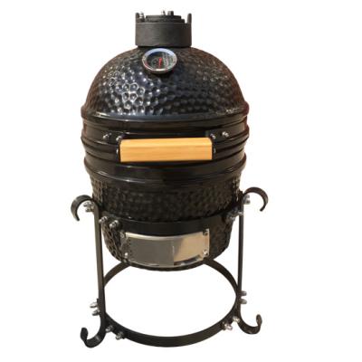 China Easily Assembled Mini Kamado BBQ Grills Garden Charcoal Ceramic BBQ Grill for sale