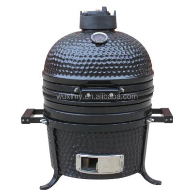 China Easily Assembled Outdoor Portable Kamado BBQ Ceramic Grill 15 inch for sale