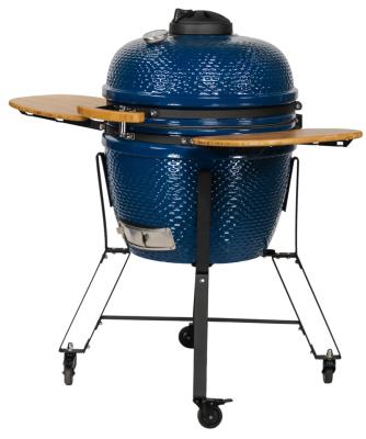 China Easily Assembled Barbacoa Ceramic Parrilla Quemador, Ceramic Parrilla De, 27 Inch Kamado Ceramic BBQ Grill for sale