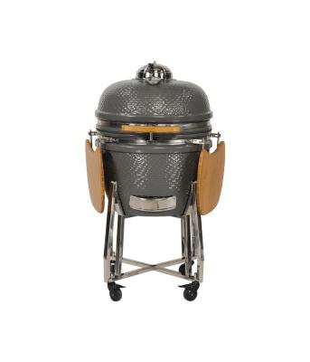 China Easily assembled 24 inch ceramic kamado for sale