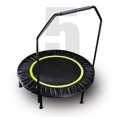 China High Quality Kids Gym Equipment Adult Fitness Rebounder Durable House Gyms Around Indoor Handle Folding Jump Trampoline Bungee Park for sale