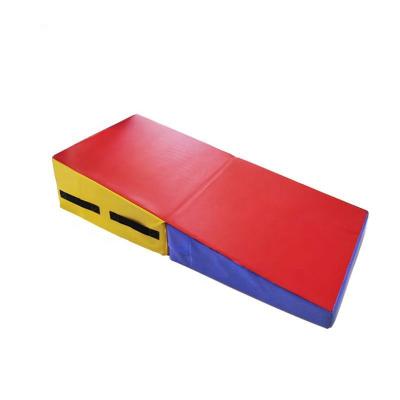 China Fitness Center Gym Sports Training Equipment Logo Wholesale Foldable Pvc Children Outdoor Indoor Kids Exercise To Incline Gymnastic Folding Mats for sale