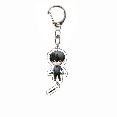 China Fashion Anime Gravure Eco-Friendly Thieves Chronicles Key Chain Man Women Key Ring For Key Holder Pendant Pants Brelok for sale