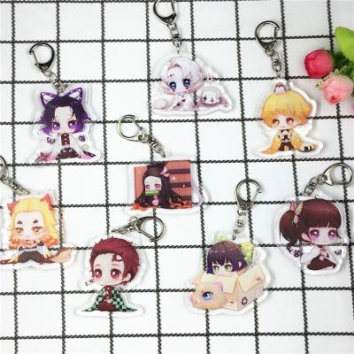 China Eco-Friendly Killer Anime Demon Acrylic Creative Key Chain Women For Pant Women Key Pendant Ring Jewelry Llaveros for sale