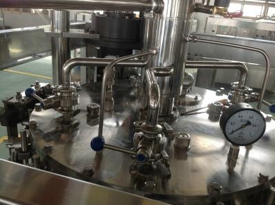 China Custom 3 In 1 Monoblock Filling And Capping Machine For Glass Bottle / Can , Normal Pressure for sale