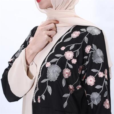 China Best breathable embroidery cardigan wholesale muslim muslimah clothing muslim islamic ethnic abaya eid abaya prayer mukena for sale