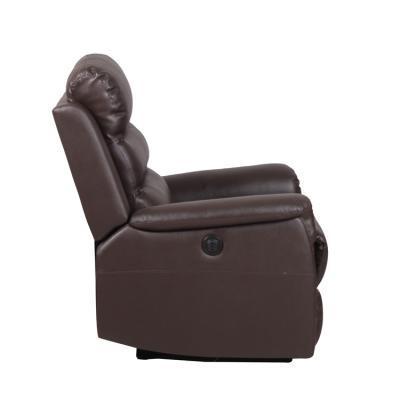 China Massage Hot Selling High Quality And Comfortable Leather Classic Salon Electric Leather Recliner Chairs for sale