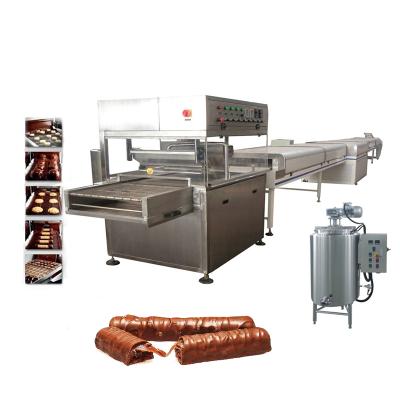 China Energy Saving Peanut Chocolate Candy Bar Making Line Starch Wooden Case 304 Stainless Steel Energy Saving Gummy Bear Machine 100-150kg/h 2020 for sale