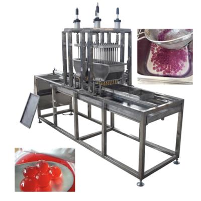 China Energy saving jumping boba maker production line fruit juice jumping boba maker tapioca pearl making machine for sale