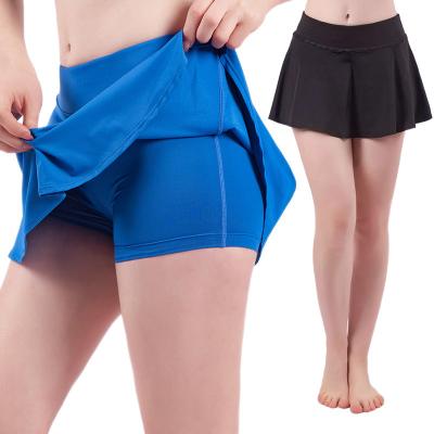 China 2021 Summer ladies quick dry yoga skirt pants fitness sports gym 2 in 1 women tennis shorts for sale