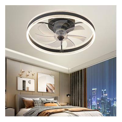 China New Design LED Design Fan Light Hotel/Room/Bedroom Quiet Motor Ceiling Fan Modern Simple Modern Energy Saving Ceiling Lamp for sale