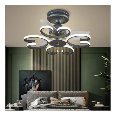 China Silent Low Power Modern Economy LED Ceiling Fan Light Bedroom / Dining Room for sale