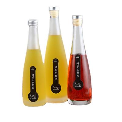 China Hot Selling Beverage Beverage Bottle 500ml Glass Bottle Empty Wine Bottle With Plug for sale