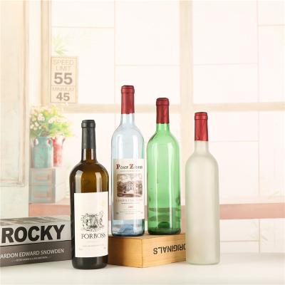 China Custom Wholesale Beverage Hot Sale Wine Bottle Glass 750Ml Wine Bottle Wine Bottles for sale