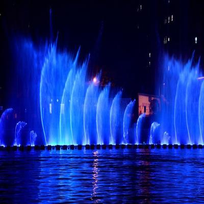 China Chinese Hot selling large color changing musical floating water fountain for,programmable music fountain for sale