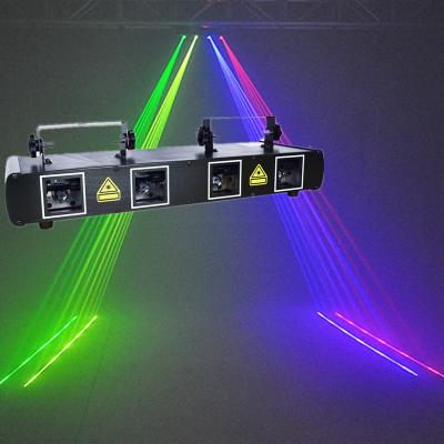 China Wholesale Theme Park Customization LED Laser Stage Lamp 4 Beam Beam Projector Light High Beam Projector Light for sale