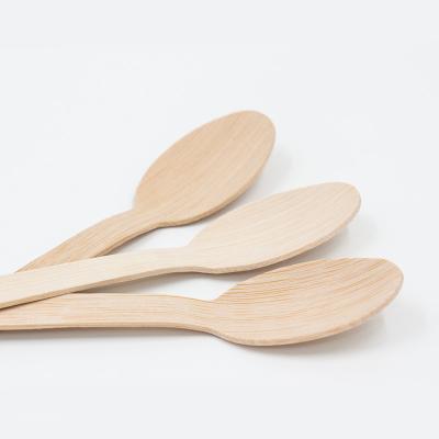 China 100% Biodegradable Family Teaspoon Biodegradable Bamboo Wood Wooden Cutlery for sale