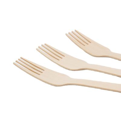 China Family Utensils Biodegradable Bamboo Compostable Forks Eco Friendly Disposable Flatware Renewable Forks for sale