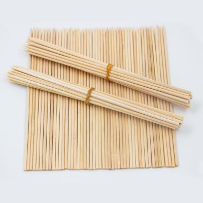 China Wholesale Disposable Round Sticks Kites BBQ Skewer Bamboo Easily Cleaned Bamboo Skewers for sale