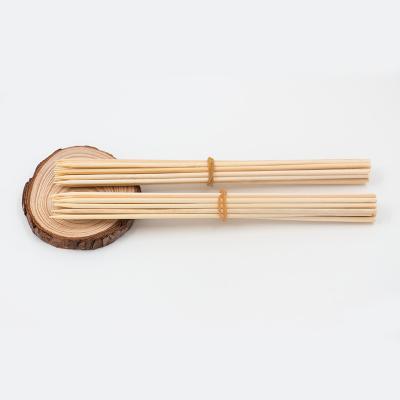 China Wholesale Natural Color Easily Cleaned 4mm 5mm Diameter Bamboo Sticks Wooden Skewers For BBQ for sale