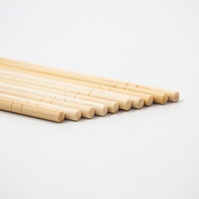 China Factory Direct Selling Custom Size Disposable Natural Round Bamboo Chopsticks for sale