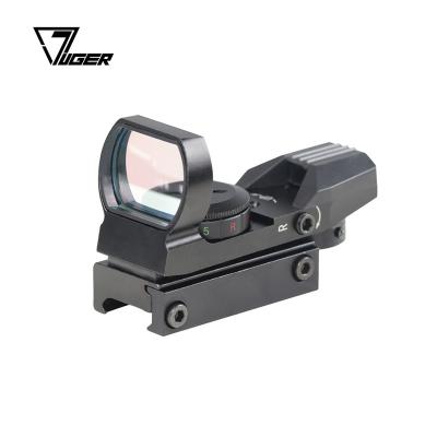 China LUGER 1X22X33 HD101 Reflex 4 Reticle Red Reticle Tactical Scope 22mm or 11mm Dot Sight Holographic Red Green Dot Gun Sight Scope Reflex for sale