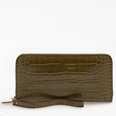 China Maxi Waterproof Croc Printing Laurel Wallet for sale