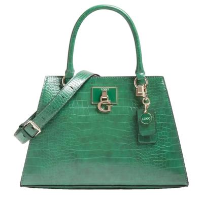 China Water Resistant Stephi Croc Print Handbag for sale