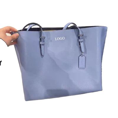 China New Water Resistant Solid Color Fashion Tote Bag Portable Single Shoulder Messenger Bag for sale