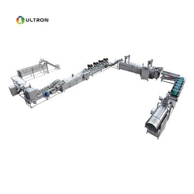 China High Efficiency Fish Fillet/Chicken Nuggets/Spring Rolls/Sweet Potato Chips Production Line for sale