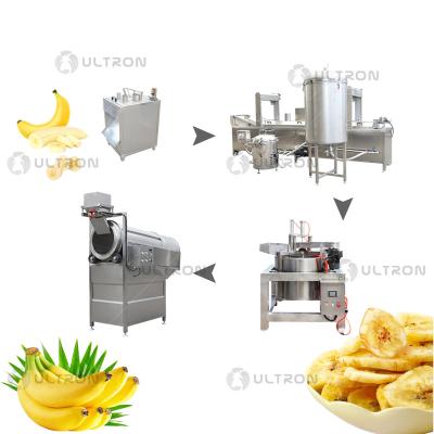 China High efficiency Ultron factory direct sale vegetable and fruit production machine line for making banana chips for sale