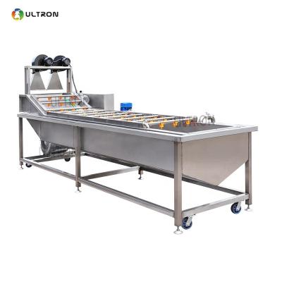 China Easy Operation Potato Water Saving Ultron Cleaning Machine Vegetable Washing Line for sale