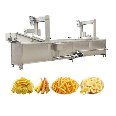 China Fast Temperature Stainless Steel Rising Fryer For Sale Philippines Deep Fryer Machine Potato Fryer Frying Machine For Cassava for sale