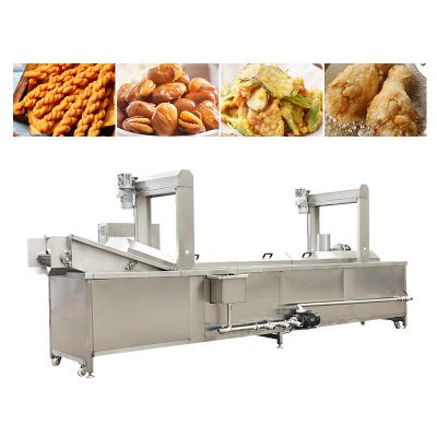 China food & Beverage Factory Fried Chicken Machine Stove Gari Continuous Fryer For Potato Chips Healthy Chip Frying Machine For Sale for sale