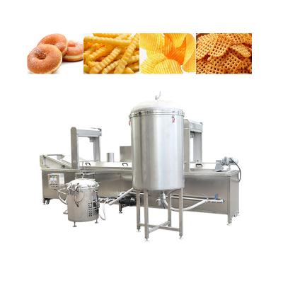 China food & Beverage Plant Potato Chips Fryer Electric Fryer With Cabinet Fried Cheetos Fryer Machine For Continuous Compound Sale for sale