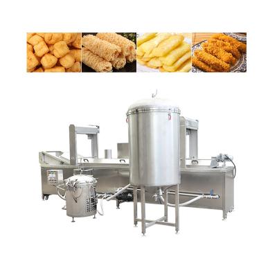 China food & Beverage Factory Banana Continuous Slice Frying Machine Chicken Skin Frying Machine Chips Vaccum Frying Machine For Sale for sale