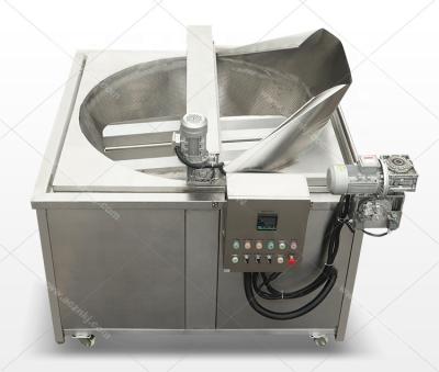 Κίνα Large Capacity Commercial Batch Use Almond Chestnut Peanut Fryer Automatic Unloading Machine προς πώληση