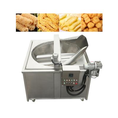 China Ultron Chips Fryer Food Cart Commercial Industrial Open Fryer Doritos Automatic Discharge Machine zu verkaufen