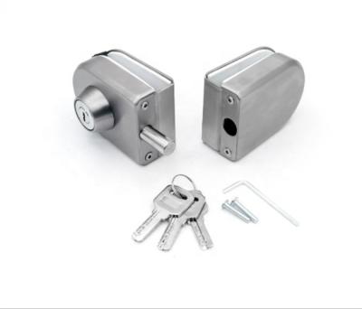 China Easy Installation Security Double Door Lock For Glass Door for sale