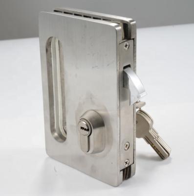 China Easy Installation High Quality Stainless Steel Door Key Lock For Sliding Glass for sale