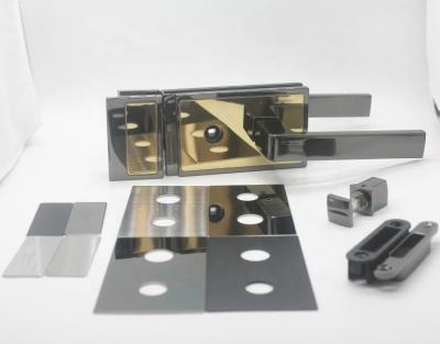 China Aluminum Alloy Magnetic Lock With Decorative Sheet For Glass Door for sale