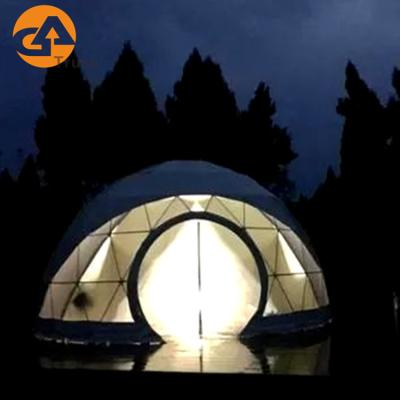 China 30sqm waterproof 6m=28.26sqm geodesic dome tent/geodesic dome tent/geodesic dome igloo tent for sale